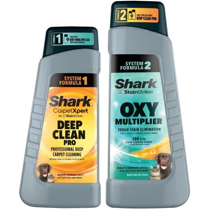 Liquides nettoyants pour aspirateur détacheur PX200EUT - SHARK - Solution double activation