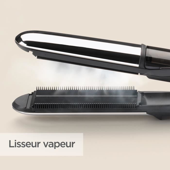 Lisseur Babyliss ST496E - Lisseur vapeur Steam Shine