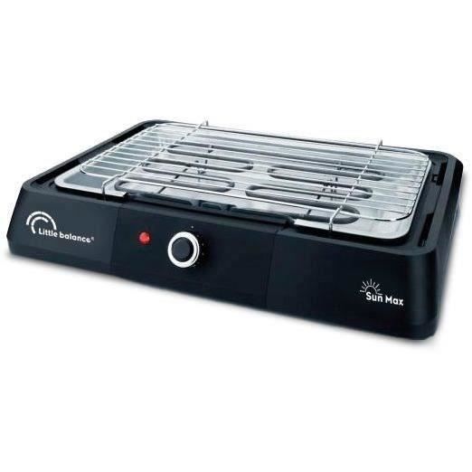 LITTLE BALANCE 8572 BBQ Sun Max Barbecue électrique XXL 2200 W Noir