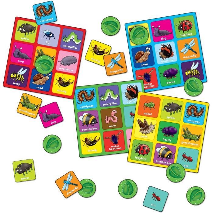 Little Bug Bingo - Jeu de bingo - ORCHARD - 3 a 6 ans