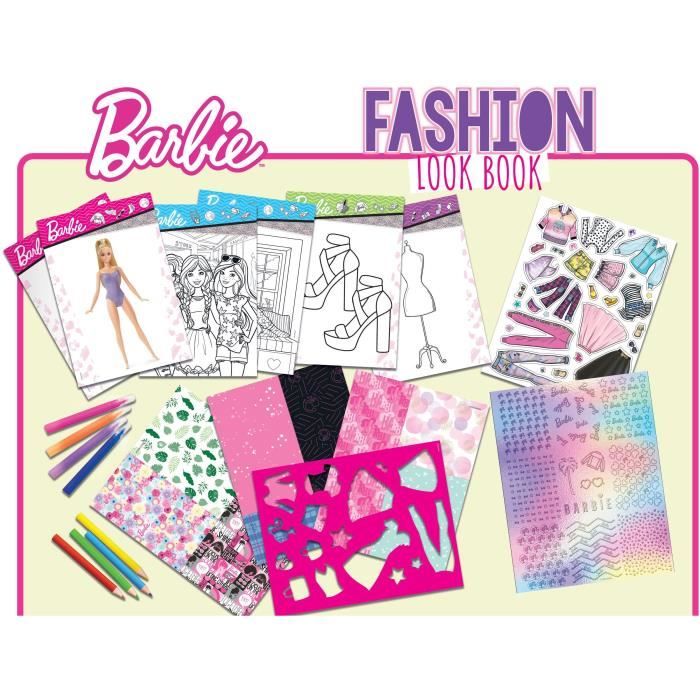 Livret de création collection de mode - Barbie sketch book fashion look - LISCIANI