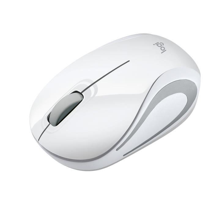 LOGITECH - Souris mini sans fil optique M187 - Blanc - Paloma Tech