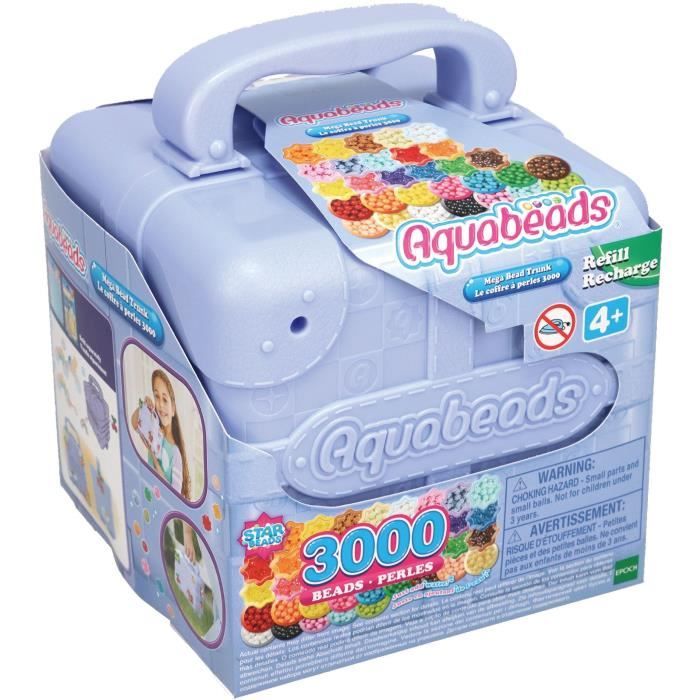 Loisir créatif - AQUABEADS - Coffre a perles 3000 - Multicolore - Enfant