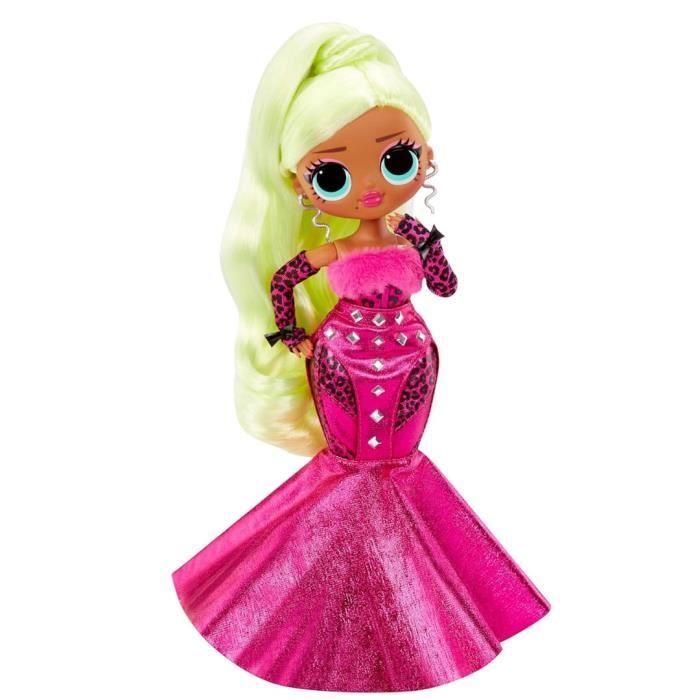 LOL Surprise OMG - Poupée Mannequin 24 cm - Lady Diva - 2 tenues avec peigne et accesoires - Dés 4 ans