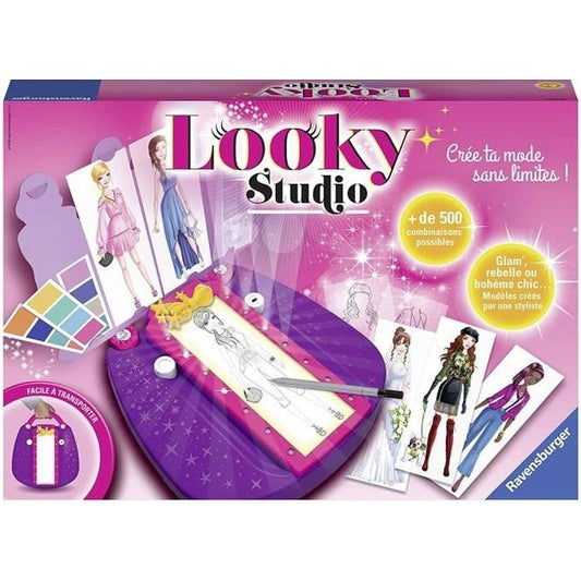 Looky Studio - Ravensburger - Loisirs créatifs - Dessins de mode - Studio de stylisme format maxi - des 6 ans