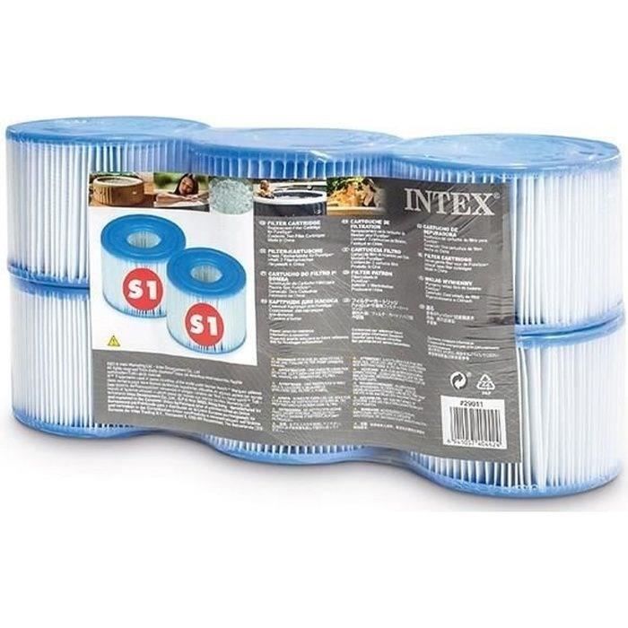 Lot de 6 cartouches de filtration pour Pure Spa - Intex 29011 INTEX