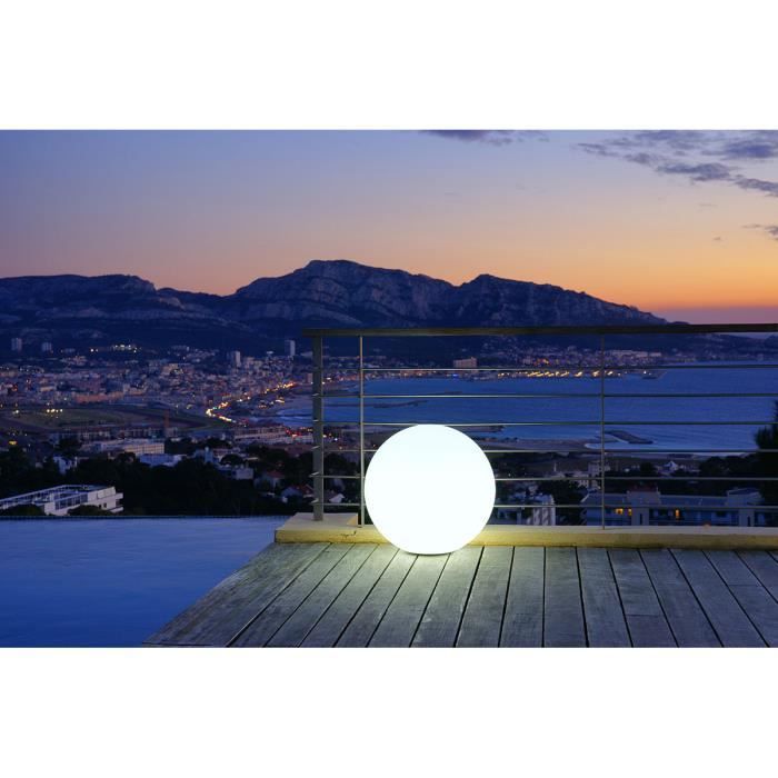 LUMISKY - Boule lumineuse filaire pour extérieur LED - blanc BOBBY - Ø60cm culot E27 LUMISKY