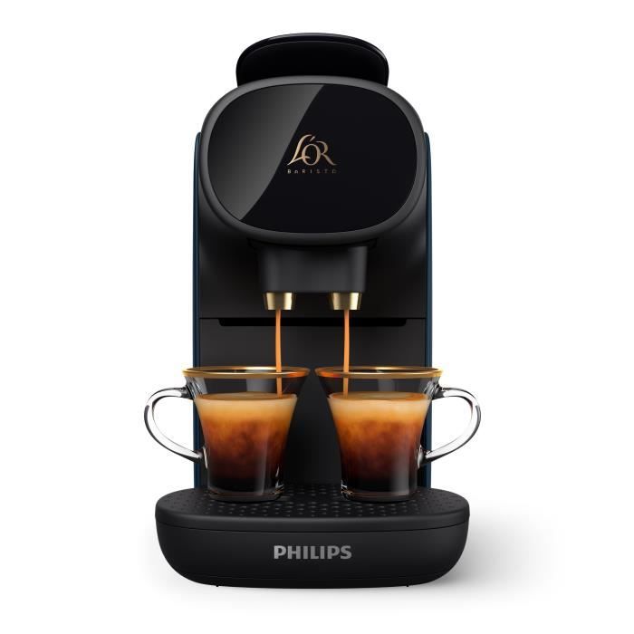 Machine a café double expresso PHILIPS L’Or Barista LM9012/40 - Bleu nuit