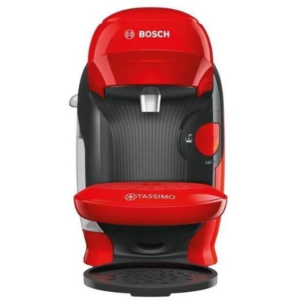 Machine multi-boissons BOSCH TAS1103 Tassimo Rouge - Pression 3,3bar - Capacité du réservoir d’eau 0,7l