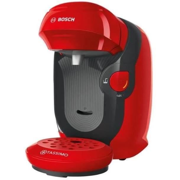 Machine multi-boissons BOSCH TAS1103 Tassimo Rouge - Pression 3,3bar - Capacité du réservoir d’eau 0,7l