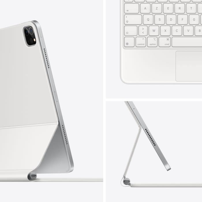 Magic Keyboard pour iPad Pro 11 pouces (3? génération) et iPad Air (4? génération) - Français - Blanc - Paloma Tech