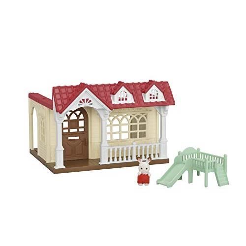 Maison miniature - SYLVANIAN FAMILIES - La Maison Framboise - Pour bébé - Marron - Rouge marron et beige