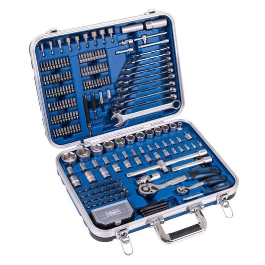 Malette a outils de 233 pieces - SCHEPPACH - TB235 - Outils en acier chrome vanadium - Mallette verrouillable