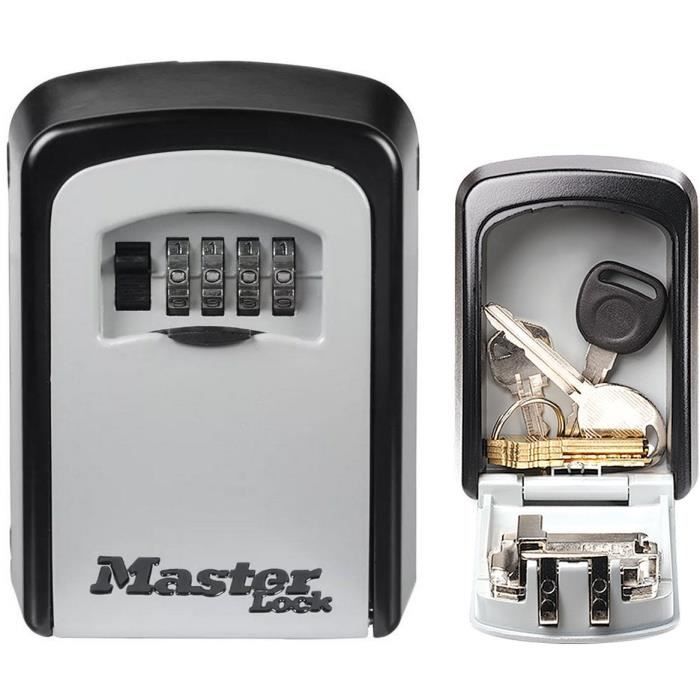 MASTER LOCK Boite a clés sécurisée [Medium] [Fixation murale] - 5401EURD - Select Access Partagez vos clés en toute