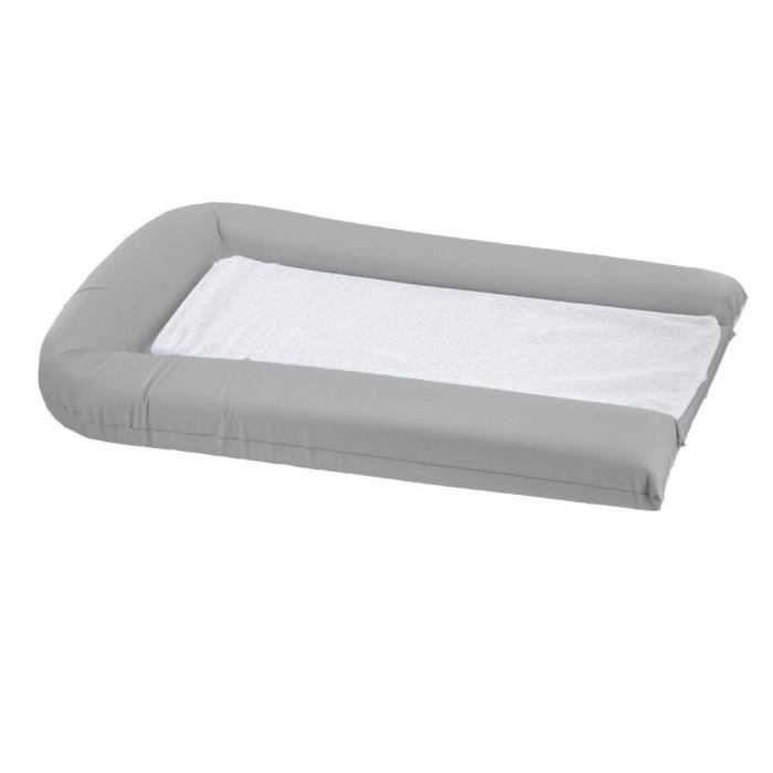 Matelas a langer avec éponges amovibles - Gris Perle - 42 x 70 cm