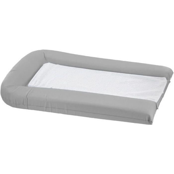 Matelas a langer avec éponges amovibles - Gris Perle - 42 x 70 cm