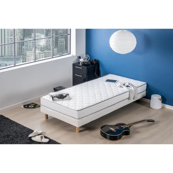 Matelas mousse 90 x 190 cm - Ferme - 16 cm - DEKO DREAM Kiva