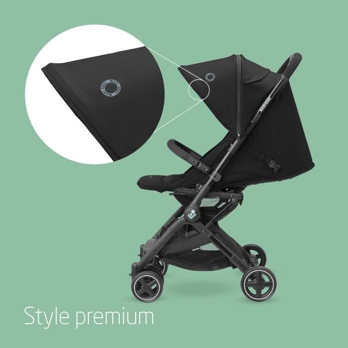 MAXI-COSI Poussette canne ultra compacte Lara 2 0-4 ans 0-22 kg pliage automatique 3 positions d’inclinaison