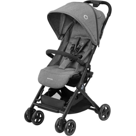 MAXI-COSI Poussette canne ultra compacte Lara 2 de la naissance a 4 ans jusqu’a 22kg pliage facile Select Grey