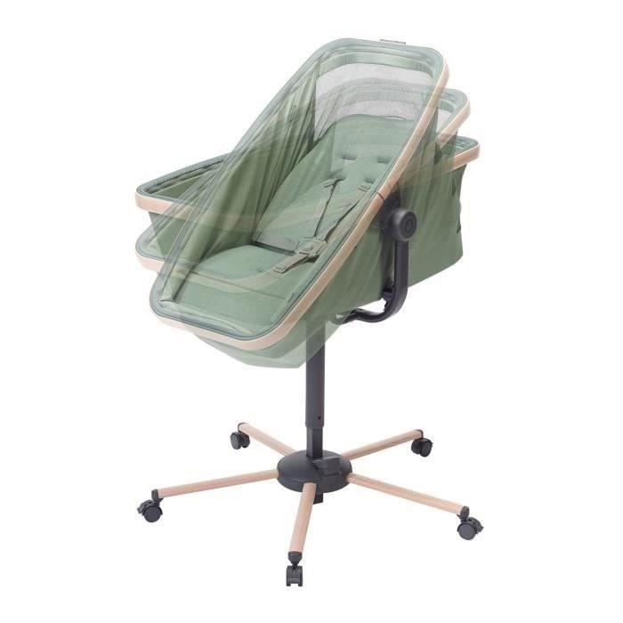 MAXI COSI Transat ALBA tout-en-un berceau évolutif chaise haute (kit vendu séparément) Green de la naissance a 3 ans