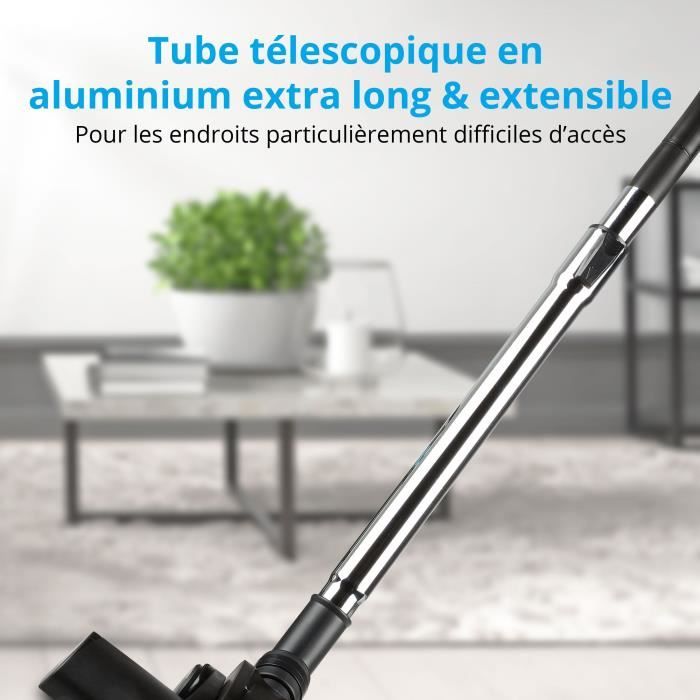 MEDION MD 19407 Aspirateur Cyclonique sans sac - Puissance 800W - Capacité bac a poussiere 2 L - Filtre HEPA