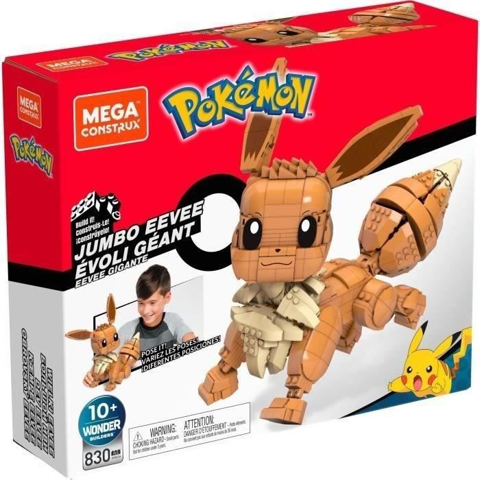 Mega Construx - Pokemon Evoli Géant - Briques de construction - 10 ans et + GMD34