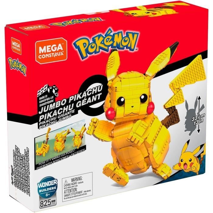 Mega Construx - Pokémon Pikachu Géant - Briques de construction - Des 8 ans FVK81