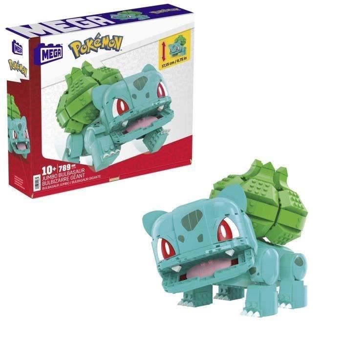 MEGA-Pokémon-Bulbizarre Géant 1 figurine articulée (355 pcs) HNT96