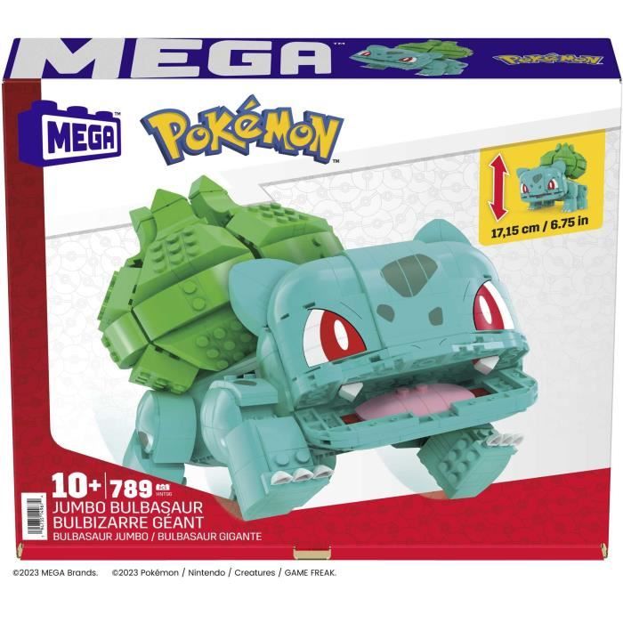 MEGA-Pokémon-Bulbizarre Géant 1 figurine articulée (355 pcs) HNT96