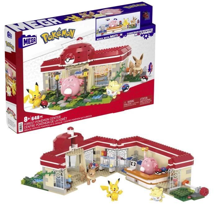 MEGA Pokémon-Centre Pokémon de la Foret-Jouet a construire (648 pcs) HNT93