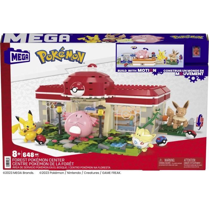 MEGA Pokémon-Centre Pokémon de la Foret-Jouet a construire (648 pcs) HNT93