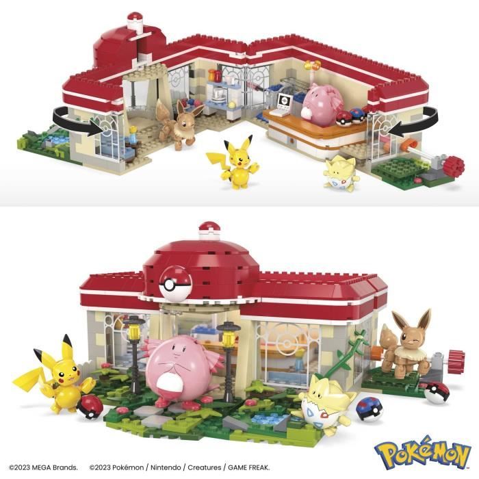 MEGA Pokémon-Centre Pokémon de la Foret-Jouet a construire (648 pcs) HNT93