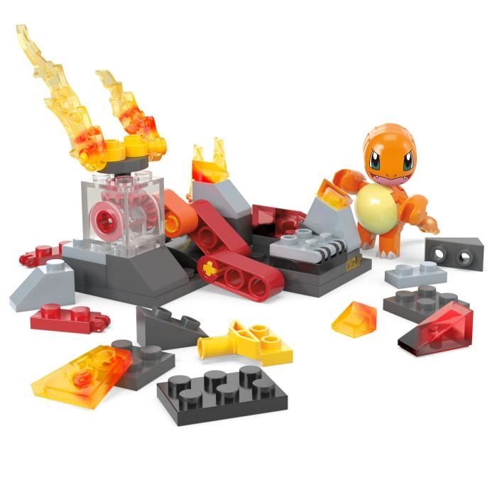 MEGA-Pokémon-Danse Flammes de Salameche-Coffret a construire (81 pcs) HTH86