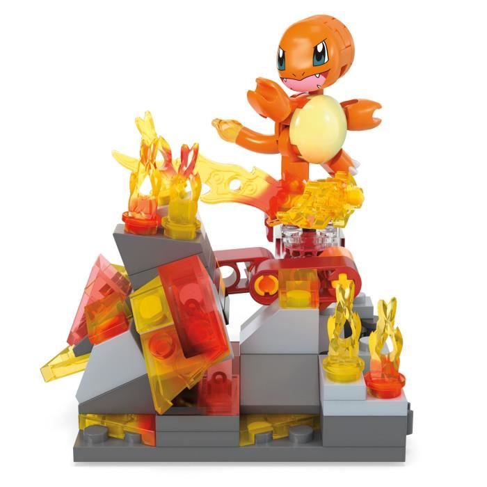 MEGA-Pokémon-Danse Flammes de Salameche-Coffret a construire (81 pcs) HTH86