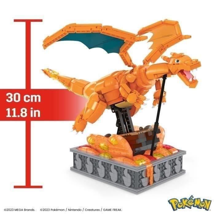 MEGA-Pokémon-Dracaufeu en Mouvement a construire (1 663 pcs) HMW05