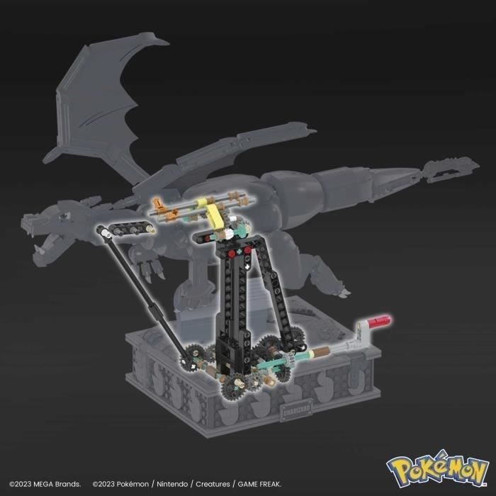 MEGA-Pokémon-Dracaufeu en Mouvement a construire (1 663 pcs) HMW05