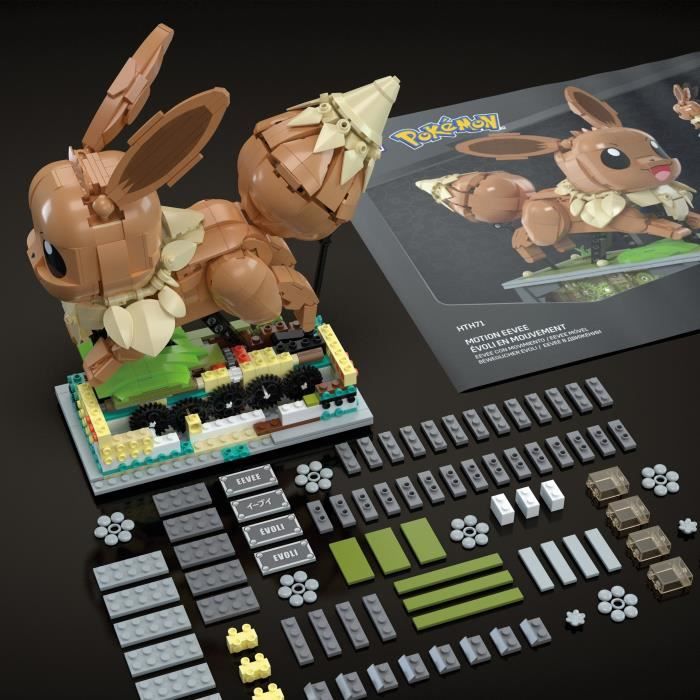 MEGA-Pokémon-Évoli en Mouvement-Coffret de construction 1 381 pieces HTH71