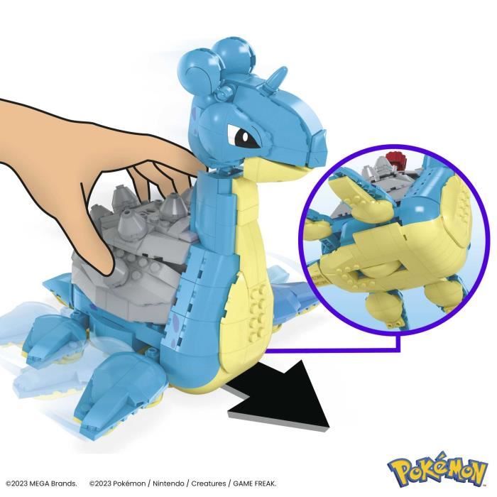 MEGA Pokémon-Lokhlass-Figurine articulée a construire (527 pcs) HKT26