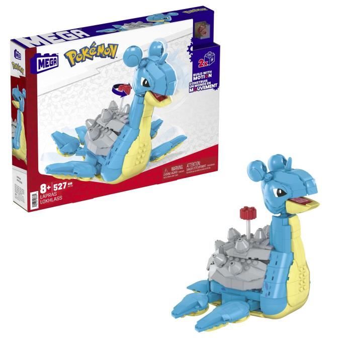 MEGA Pokémon-Lokhlass-Figurine articulée a construire (527 pcs) HKT26