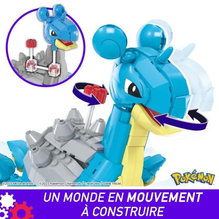 MEGA Pokémon-Lokhlass-Figurine articulée a construire (527 pcs) HKT26