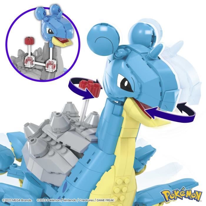 MEGA Pokémon-Lokhlass-Figurine articulée a construire (527 pcs) HKT26