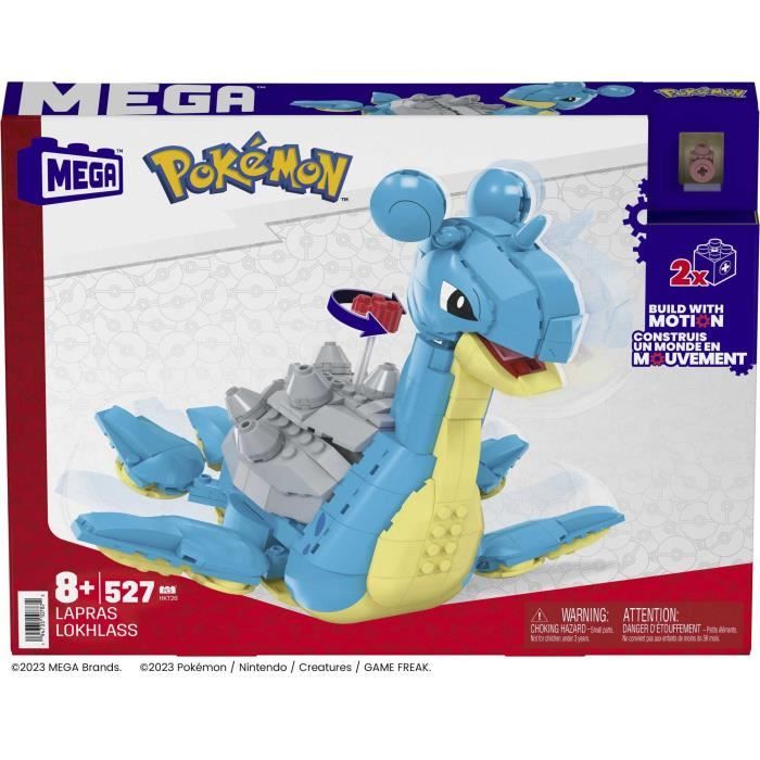 MEGA Pokémon-Lokhlass-Figurine articulée a construire (527 pcs) HKT26