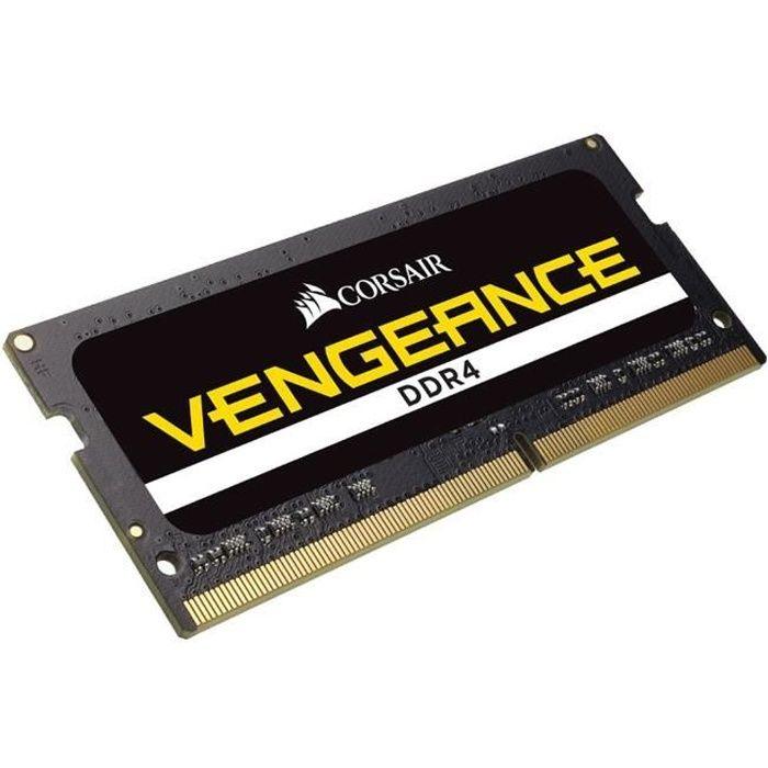 Mémoire RAM - CORSAIR - Vengeance DDR4 - 8GB 1x8GB DIMM - 3200 MHz - 1.20V - Noir (CMSX8GX4M1A3200C) - Paloma Tech