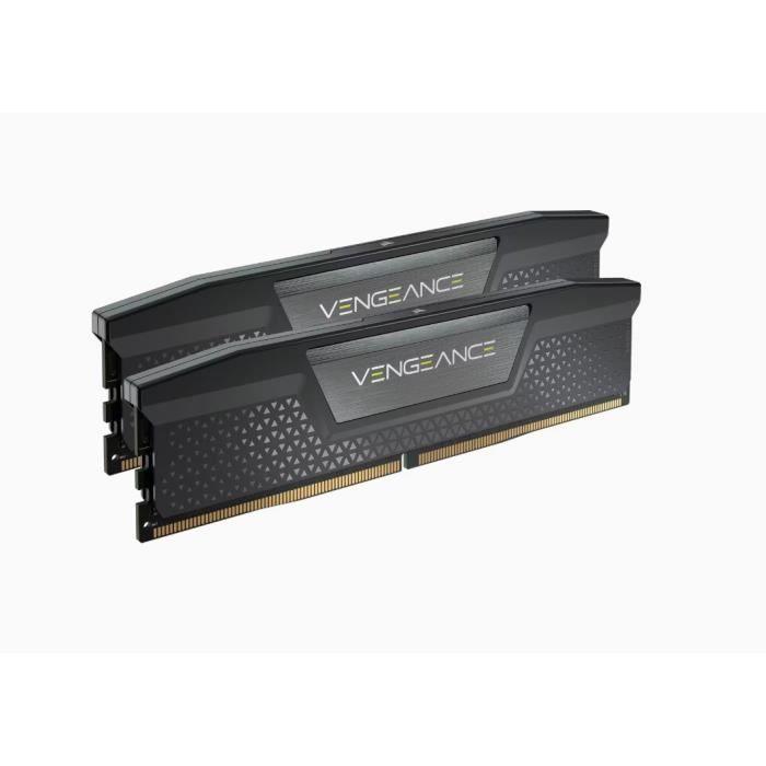 Mémoire RAM - CORSAIR - Vengeance DDR5 - 32GB 2x16GB DIMM - 6400 MHz - 1,40V - Noir (CMK32GX5M2B6400C32) - Paloma Tech