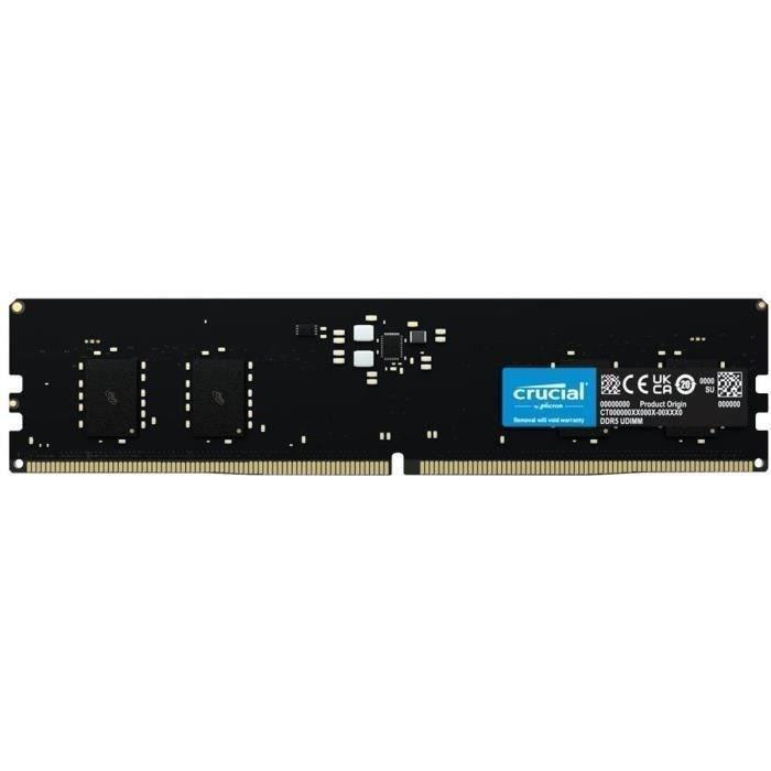 Mémoire RAM - CRUCIAL - DDR5 - 4800 UDIMM - 8 Go (CT8G48C40U5) - Paloma Tech