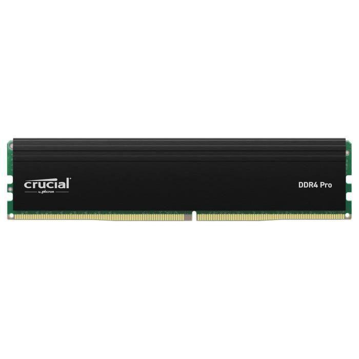 Mémoire RAM - CRUCIAL - PRO DDR4 - 16Go - DDR4 - 3200 - UDIMM CL22 (CP16G4DFRA32A) - Paloma Tech