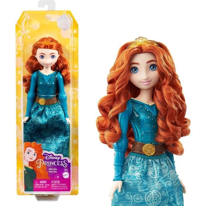 Merida Poupée 29 cm Mattel Poupée Disney Princesses habillage et accessoires HLW13