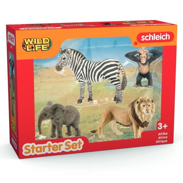 Mes Premiers Animaux d’Afrique Figurines d’animaux SCHLEICH 42721 Wild Life des 5 ans