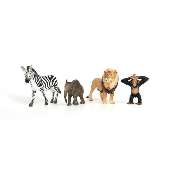 Mes Premiers Animaux d’Afrique Figurines d’animaux SCHLEICH 42721 Wild Life des 5 ans