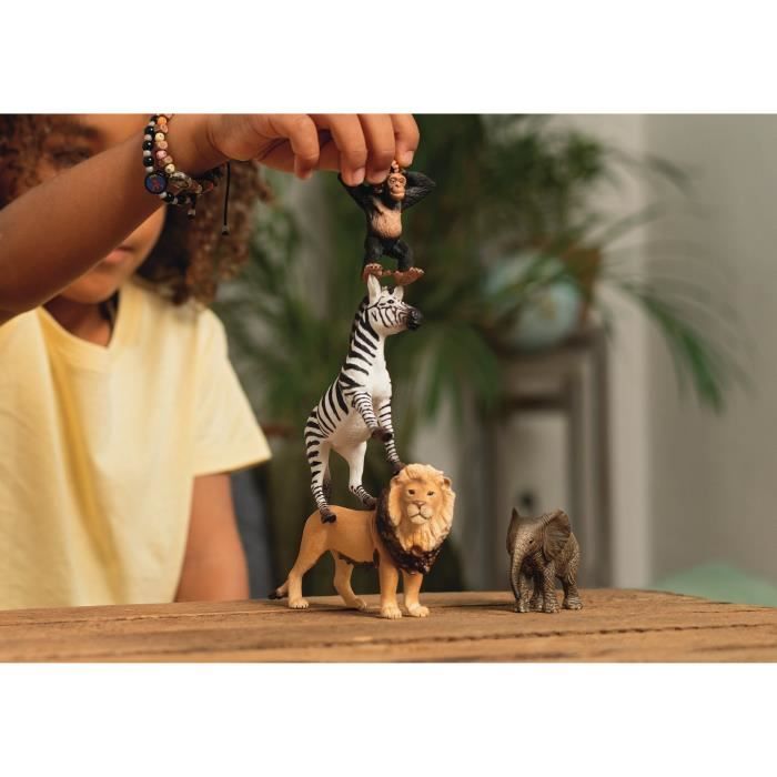 Mes Premiers Animaux d’Afrique Figurines d’animaux SCHLEICH 42721 Wild Life des 5 ans